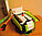 Комбайн уборочный инерционный (зелёный с белым) арт.8889A-1, фото 9