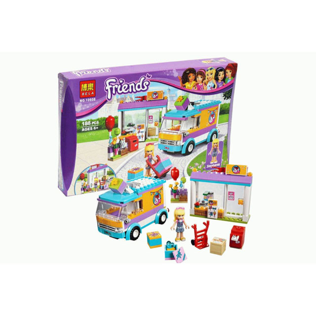 Конструктор Bela 10608 Friends Служба доставки подарков (аналог Lego Friends 41310) 188 деталей