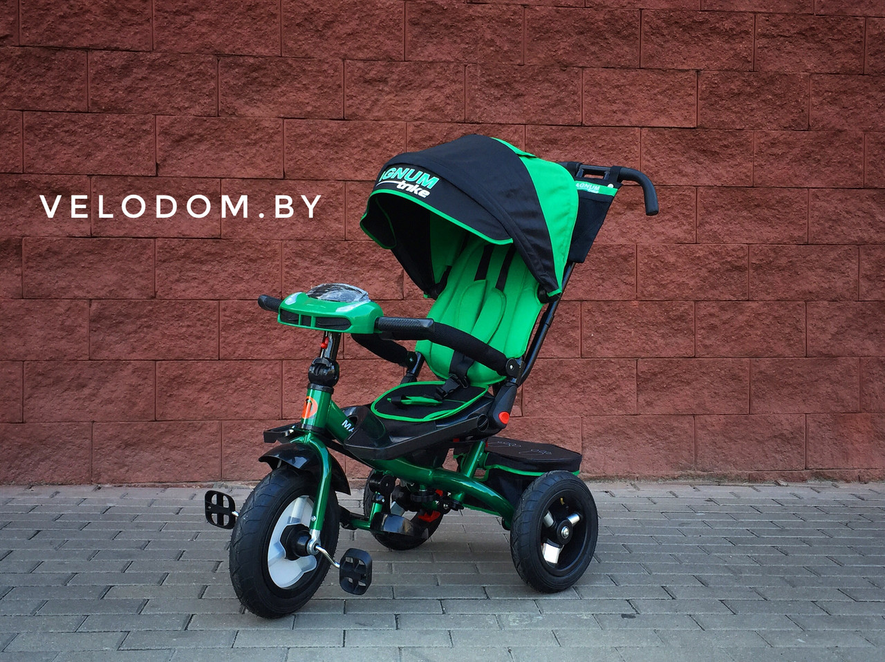 Трехколесный велосипед Magnum Trike зеленый