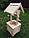 Колодец-цветочница декоративный из массива сосны " Резной Малый", фото 2