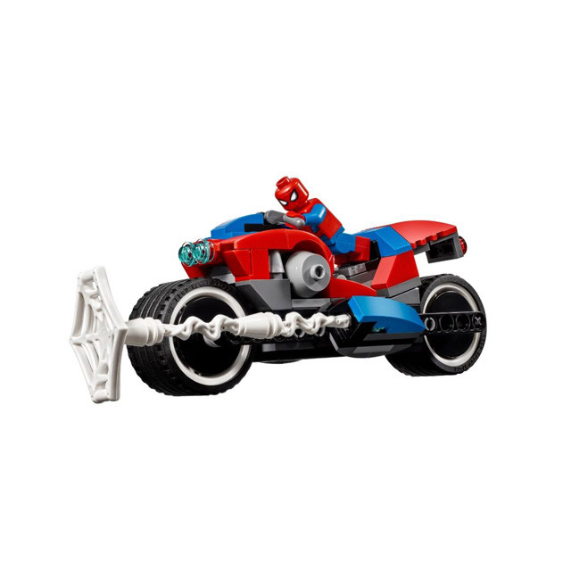 Конструктор Bela 11186 Super Heroes Человек-паук: спасение на байке (аналог Lego Spiderman 76113) 252 деталей - фото 7 - id-p103127316