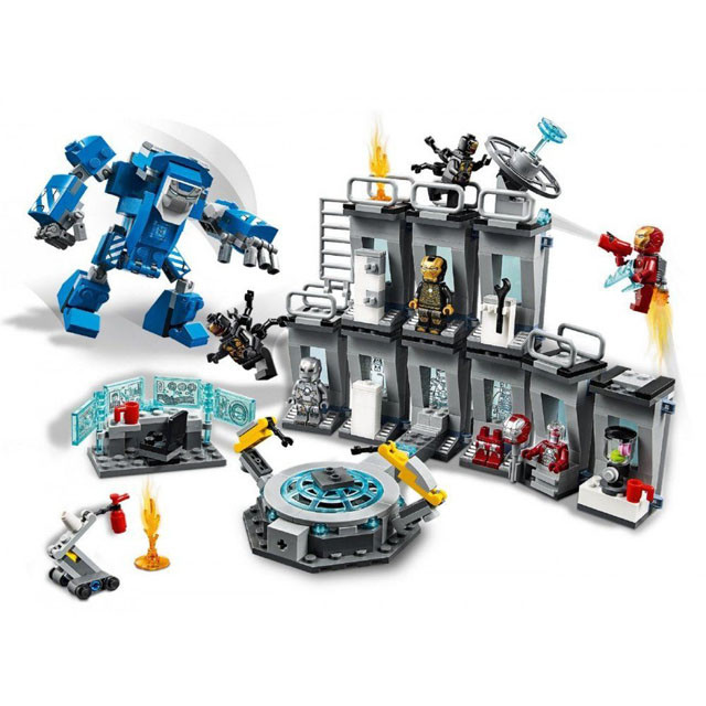 Конструктор Bela 11260 Мстители Лаборатория Железного Человека (аналог Lego Marvel Avengers 76125) 560 деталей - фото 2 - id-p103138360