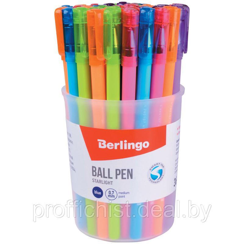 Ручка шариковая Berlingo Starlight,синяя, 0,7мм, игольчатый стержень, ассорти . Цена без НДС - фото 2 - id-p103138584