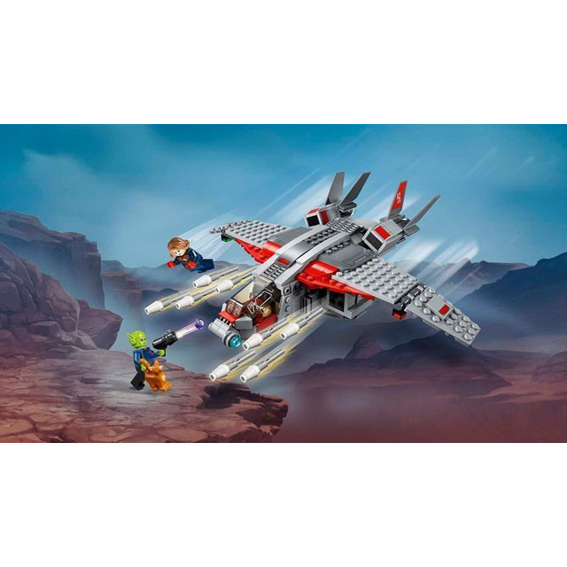 Конструктор Lepin 07117 Super Escort Капитан Марвел и атака скруллов (аналог Lego Marvel 76127) 344 детали - фото 6 - id-p103139187