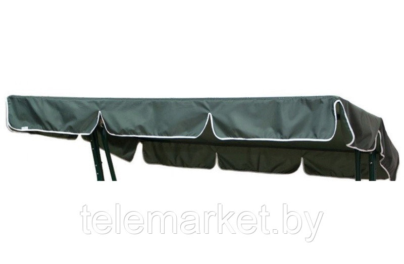Тент (крыша) для садовых качелей Палермо- премиум Зелёный (ткань оксфорд)