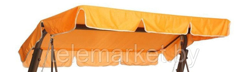 Тент (крыша) для садовых качелей Бари (жёлтый, ткань оксфорд)