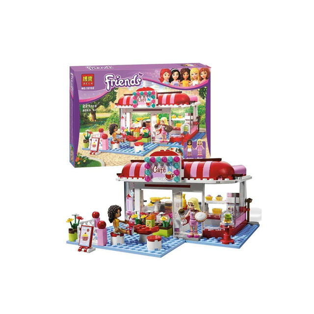 Конструктор Bela 10162 Friends Кафе в городском парке (аналог Lego Friends 3061) 221 деталь 