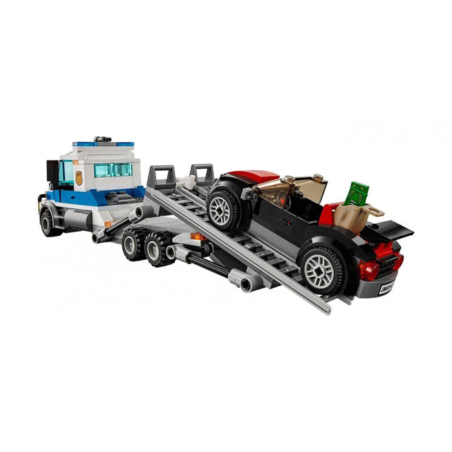 Конструктор Bela 10658 Cities Ограбление транспортировщика автомобилей (аналог Lego City 60143) 427 деталей - фото 5 - id-p103144650