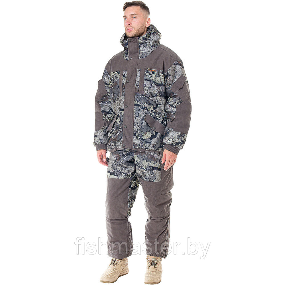 Зимний костюм HUNTSMAN Ангара мембрана 3000/3000 -35°C цвет Аллигатор/хакиткань Alova