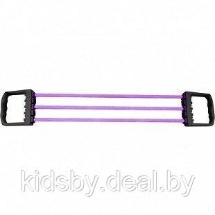 Эспандер для груди Absolute Champion Т-3 - 0,5м цвет фиолетовый - фото 1 - id-p94506170
