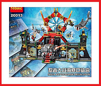 20013 Конструктор Decool Ninja "Нападение Мегалодона" 1171 деталь, аналог Lego Ninjago