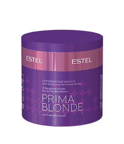Серебристая маска для холодных оттенков блонд ESTEL PRIMA BLONDE 300мл