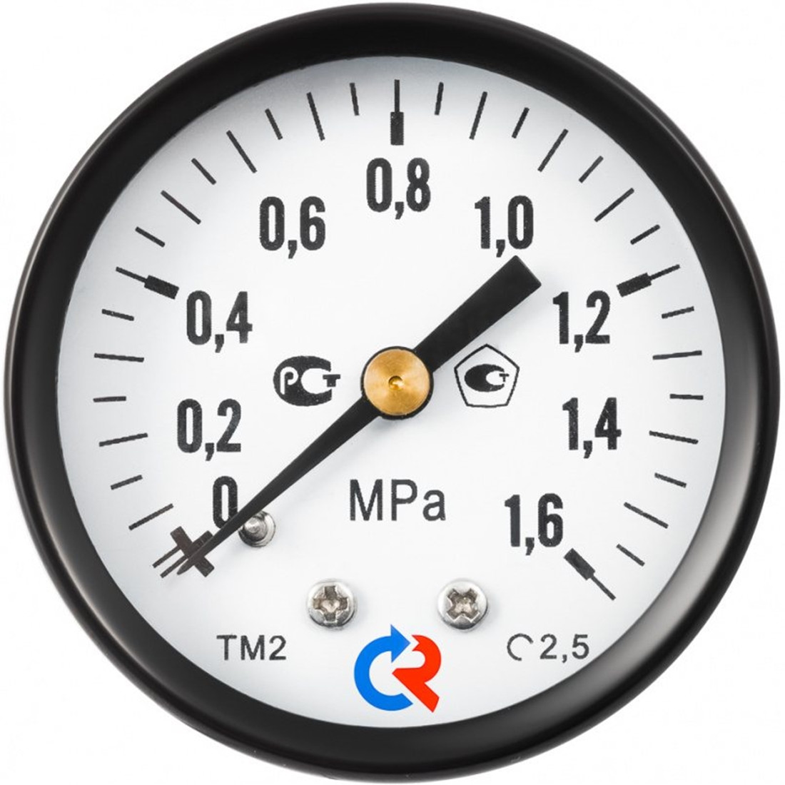 Манометр ТМ-210Т.00(0-0,25МРа)G1/4.150C. 2,5 резьба G1/4
