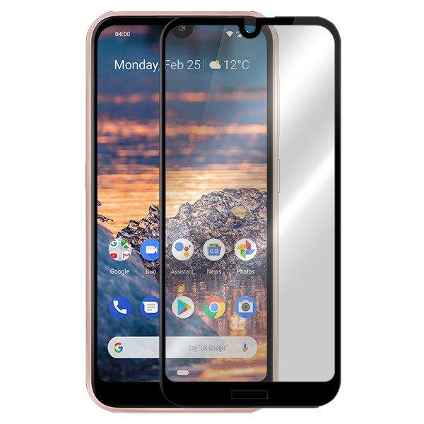 Защитное стекло Full-Screen для Nokia 4.2 черный (5D-9D с полной проклейкой) - фото 2 - id-p103179587