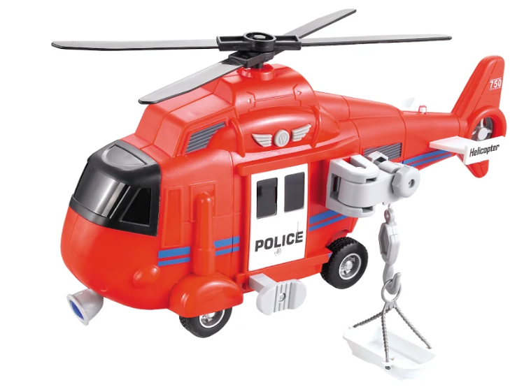Вертолет спасателей (свет,звук),арт. WY750B