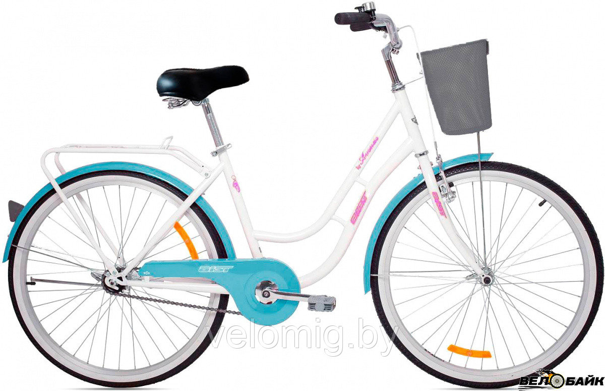 Велосипед AIST Avenue 1.0 26 (2022)бело-розовый - фото 5 - id-p103181317