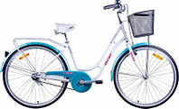 Велосипед AIST Avenue 1.0 26 (2022)бело-розовый