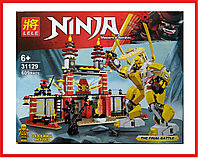 31129 Конструктор Lele Ninja "Герой в Золотых доспехах", 609 деталей, аналог Lego Ninja