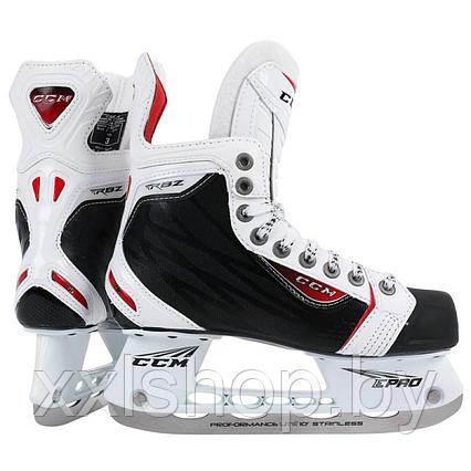 Хоккейные коньки CCM RBZ 75 White Jr 4EE, фото 2