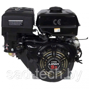 Двигатель-Lifan 177F-D (вал 25мм, 90x90) 9лс - фото 1 - id-p103187106