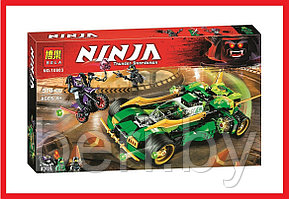 10803 Конструктор Bela Ниндзяго "Ночной вездеход" 570 деталей, аналог Lego Ninjago 70641