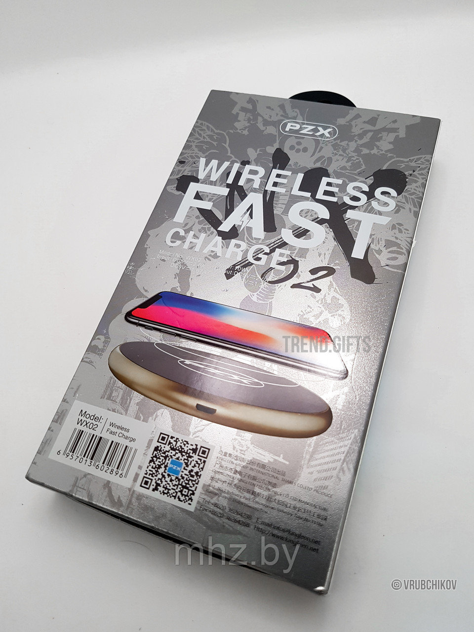 Беспроводное зарядное устройство PZX WX02 Wireless Charger - фото 2 - id-p103193956
