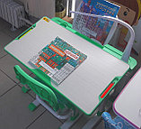 Детская парта + стул, Детский стол регулируемый по высоте Cubby Disa Green, фото 6