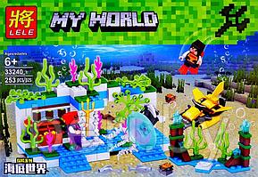 33240 Конструктор Lele Майнкрафт My World "Подводный мир", 253 детали