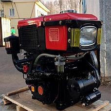 Дизельный двигатель R180NDL (вал 25 мм под крепление для минитракторов) 10,5 л.с, фото 3