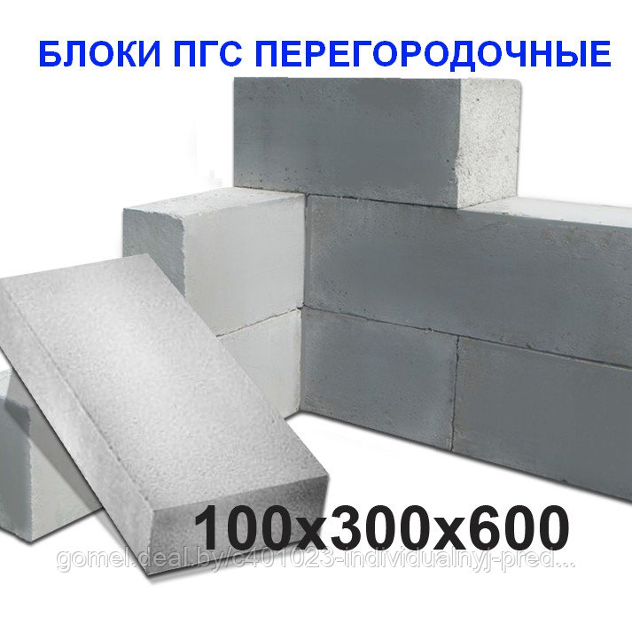Блоки ПГС перегородочный