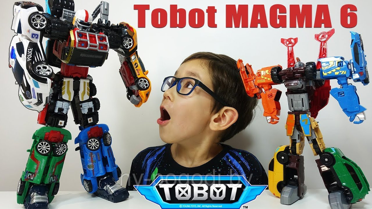 Трансформер Tobot mini Magma 6 тобот магма 6 - фото 3 - id-p103207214