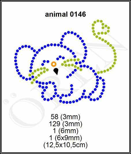 Рисунок из страз