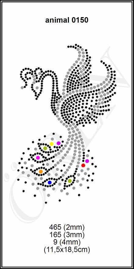 Рисунок из страз