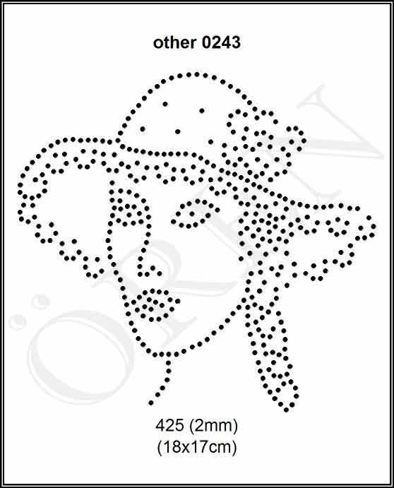 Рисунок из страз