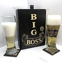 Подарочный набор бокалов для пива «BIG BOSS»