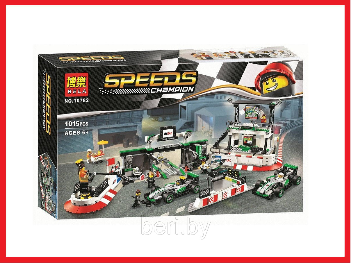 10782 Конструктор Bela Speeds Champion "Формула -1 Мерседес AMG Petronas", 1015 деталей, аналог LEGO 75883 - фото 1 - id-p103265821