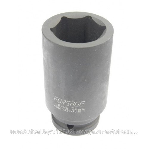 Головка ударная глубокая 38мм (6 граней) 3/4" Forsage F-46510038