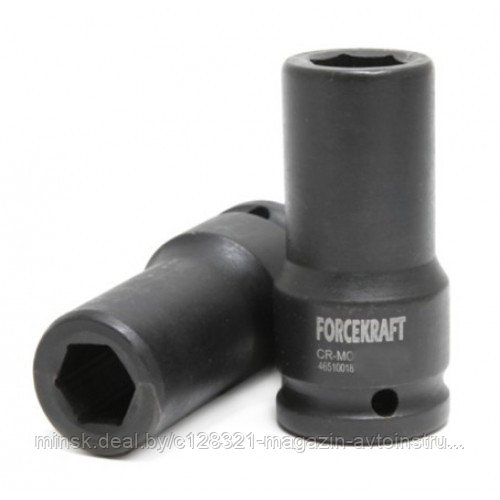 Головка ударная глубокая 3/4" 17мм (6гр.) FORCEKRAFT FK-46510017