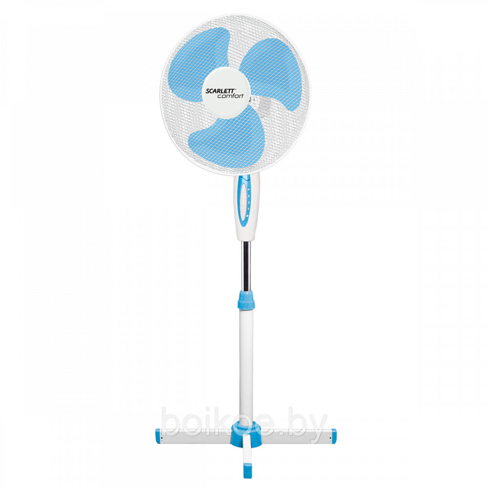 Вентилятор напольный SCARLETT SC-SF111B04 (45Вт, высота 1.25 м, диаметр 40 см) - фото 1 - id-p103268844