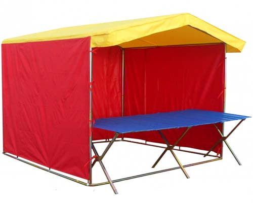 Палатка торговая размер 3х3 М (труба квадратная 20мм) ткань Оксфорд-300Д - фото 5 - id-p84791348