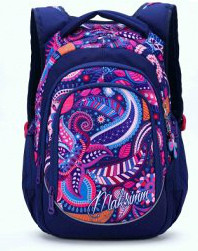Рюкзак Орнамент фиолетовый Maksimm арт. B055-3 - фото 1 - id-p103199185