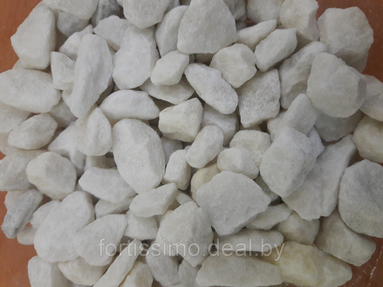Мраморная крошка белая натуральная фр 5-10мм, мешок 20 кг (ОПТ) - фото 4 - id-p101905175