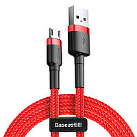 Кабель Baseus cafule Cable USB For Micro 1.5A 1M красный