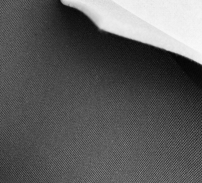 Ткань для перетяжки салона авто на поролоне чёрная. - фото 8 - id-p103333022