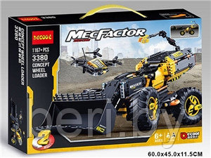 3380 Конструктор Decool Mecfactor "Погрузчик", 1167 деталей, аналог Lego