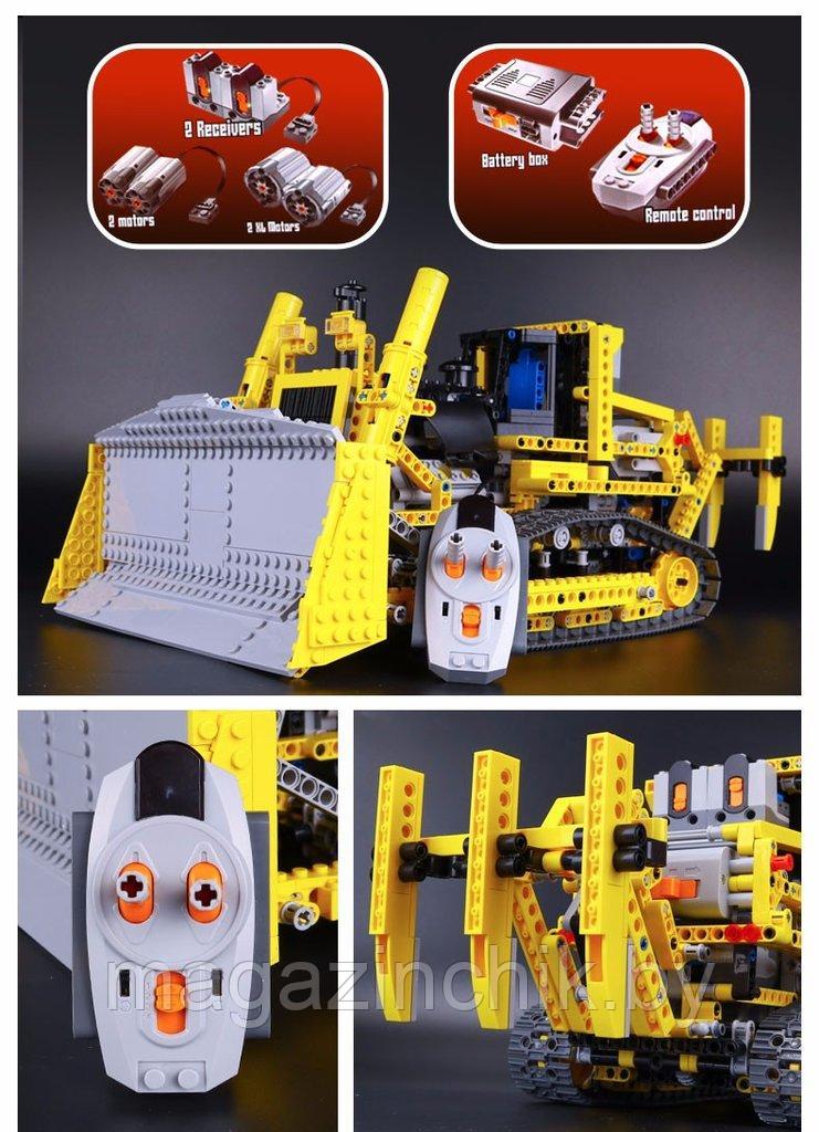 Лего Техник Бульдозер с Электроприводом на пульте, Lepin 20008, аналог 8275 - фото 6 - id-p103338366