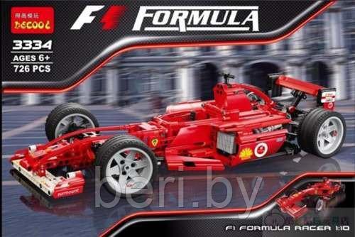 3334 Конструктор Decool "Formula 1 Ferrari 1:10", 726 деталей, аналог Лего Техник (LEGO Technic) - фото 5 - id-p103342629