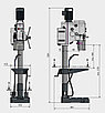 Вертикально-сверлильный станок OPTIdrill DH 32GSV / 380В, фото 5