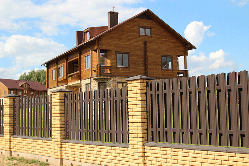 ФОТО объектов из металлоштакетника и металлопрофиля заборного. - фото 3 - id-p5526323