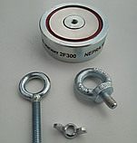 Поисковый магнит Непра F2x300кг двухсторонний, фото 6